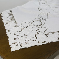 2025 Nouvelle nappe blanche en lin de coton de conception pour vous