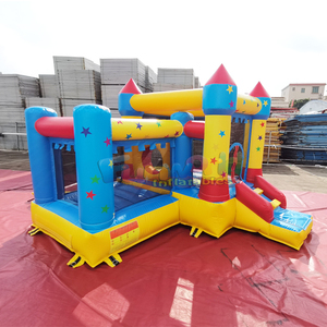 Inflatable <b>Bounce</b> House Jumping Bouncy <b>Castle</b> Ball Pit Jumper Moonwalk Bouncer Combo Slide for Kids 500KG Capacity 3-Year - Product Image 2