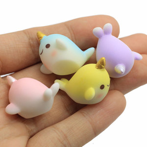 Miniatura de Resina 3D de Delfín Narval Kawaii, Suministros de Arte, Manualidades, Scrapbooking - Product Image 2