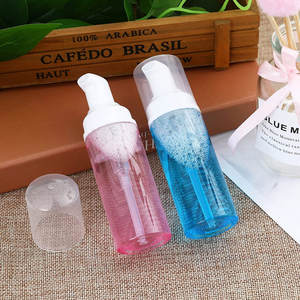 30Ml/50Ml/60Ml/80Ml/100Ml/150Ml/200Ml givré Transparent <span class=keywords><strong>noir</strong></span> cils shampooing bouteille Mousse mousseuse visage lavage bouteille - Product Image 3