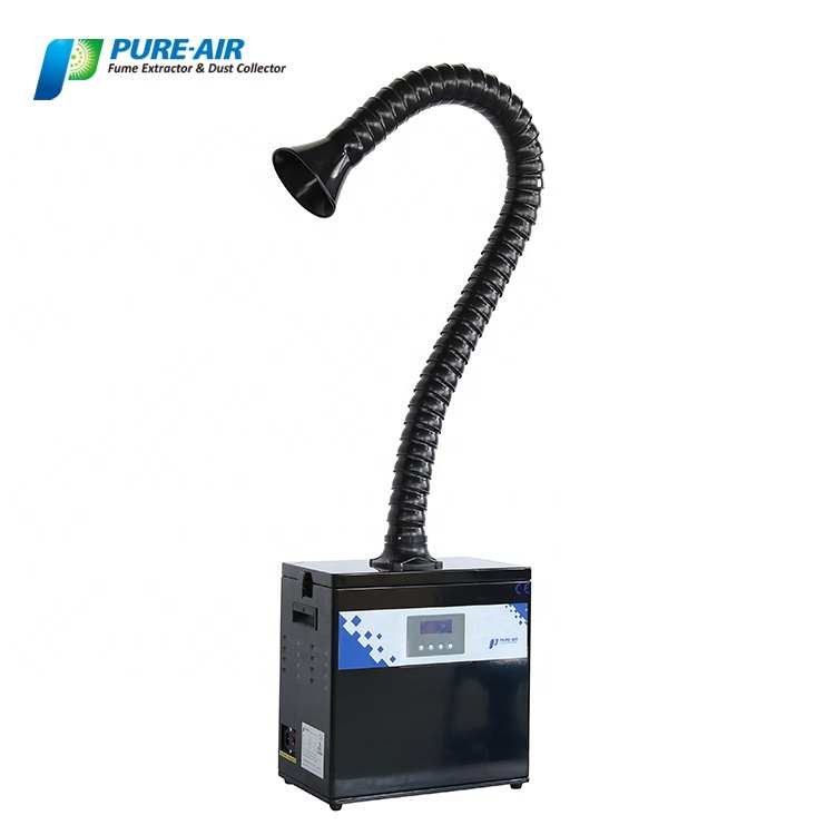 Pure-Air PA-300TS-IQ การบัดกรีการเชื่อมเครื่องสกัดควันด้วยแขนอิสระ