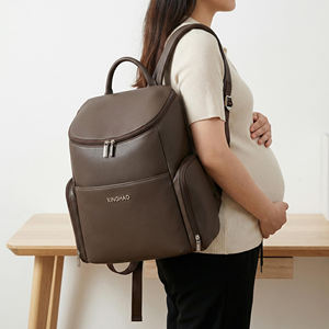 <span class=keywords><strong>Sac</strong></span> <span class=keywords><strong>à</strong></span> <span class=keywords><strong>dos</strong></span> de maternité et de voyage en cuir PU personnalisé pour maman, grand format, portable, pour poussette et articles de puériculture - Product Image 3