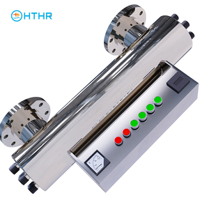 SS304 Industriële UV-lamp Waterdesinfectie Sterilisator 3-120T/H Grote doorstroming Automatisch reinigingssysteem 220V Filter Waterzuiveraar - Product Image 5