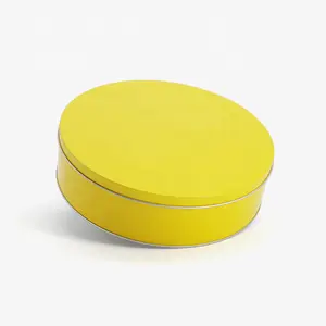 Producten Food Grade Ronde Metalen Container Snoep Suiker Koekje Geschenk Blikje Verpakking Voor Het Bakken Van Cake