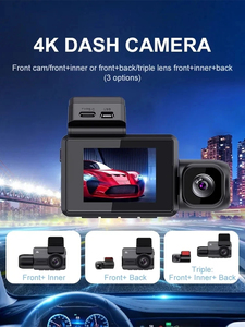 Đề nghị xe DVR 4k Dash Camera với GPS, G-sensor, Wifi, tùy chọn ống kính duy nhất, ống kính kép, ba ống kính - Product Image 4