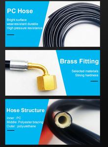 オイルリターン1/4 "3/8" 高圧窒素冷凍オイルリターンホースコンプレッサーオイルセパレーター冷凍システム用 - Product Image 6