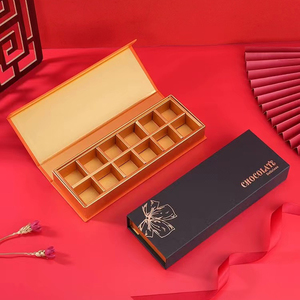 Elegant Luxury Rigid <strong>Rectangle</strong> <strong>Chocolate</strong> Gift Box with Minimalist Design Recycled Premium Paperboard Material Socks <strong>Packaging</strong> - Product Image 4