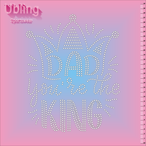 Giá bán buôn Bling hotfix Rhinestone chuyển Motif cha ngày Rhinestone truyền nhiệt thiết kế cho t Áo sơ mi - Product Image 5