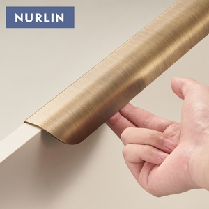 Nurlin Brass Gấp Ngắn Cạnh Kéo Xử Lý Ngăn Kéo Vỏ Đồ Nội Thất Tủ Cong Xử Lý Thả Vận Chuyển - Product Image 6