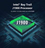 Geshem - Panel PC Industrial Todo en Uno de 17 Pulgadas de Alto Rendimiento J1900 I3 I5 I7, Computadora Integrada sin Ventilador, Compatible con Win10/Linux OEM