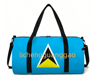 Sac de sport et de <span class=keywords><strong>voyage</strong></span> à motif drapeau de Sainte-Lucie, sac de gym, sac de <span class=keywords><strong>voyage</strong></span> week-end, sac de <span class=keywords><strong>voyage</strong></span> à roulettes, nouveau, vente en gros d'usine à prix abordable - Product Image 1