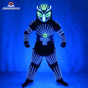 Usine LED Robot Échasses Costume avec Laser Gants Halloween Cosplay pour Danse Graduation Club Parties Fête Nouveautés - Product Image 2
