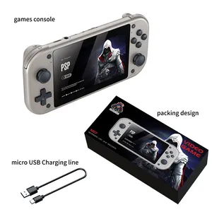 M17 4.3 ''polegada 64GB Portátil 20000 Jogos Handheld Android Crianças Retro Video Game Player Console Para PSP