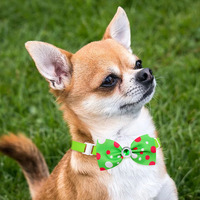 Vente chaude Pet Polka Dot et Diamant Style Noeuds Papillon Accessoires Universels À La Mode Noeud Papillon Colliers pour Chats et Chiens