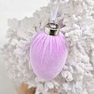 Huevos de Pascua de Plástico Ovalados Coloridos con Recubrimiento Electrolítico, Adornos Colgantes en 4 Colores, Estilo Encantador, Directo de Fábrica para Decoración - Product Image 4
