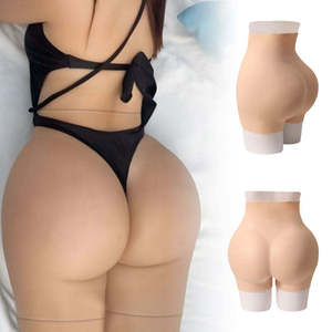Female Bamboo Fiber Shapewear <strong>Big</strong> Fake Butt Hips Enhancement Realistic Ass Sexy Lift <strong>Bum</strong> Pants Mid Waist Cat Pattern <strong>Leggings</strong> - Product Image 1