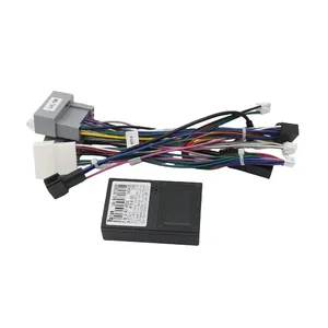 Pour Honda Civic CRV 2012-2015 Android 16pin MP5 lecteur faisceau de câblage câble d'alimentation adaptateur Radio Crod avec boîte Canbus - Product Image 3