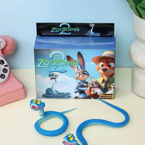 สินค้าจากภาพยนตร์ <span class=keywords><strong>Zootopia</strong></span> 2 โมเดลกล่องสุ่ม <span class=keywords><strong>Nick</strong></span> the Snake ของเล่นคลายเครียด ฟิกเกอร์จูดี้และนิคแบบขยับได้ทุกส่วน - Product Image 6