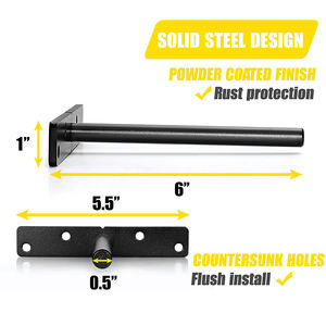 Ẩn nổi khung sắt tùy chỉnh mù hỗ trợ Kệ tôi hình kim loại treo tường vô hình Kệ ẩn nổi khung - Product Image 2