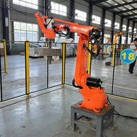 Robot Arm Palletizing Otomatis 6 Axis, Beban Angkut 50kg, Radius Kerja 2100mm, Robot Penanganan Industri