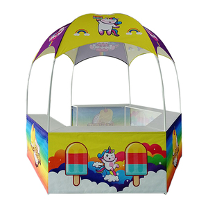 Geniş muşamba çadır 25m stant çadırı duvarlar ile standı 10 katlanabilir Kiosk tuval çadır alüminyum kolay up Dome - Product Image 1