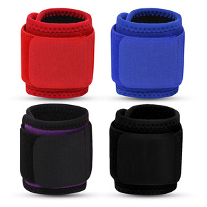 Support de poignet pour sports de plein air, antidérapant, ajustement universel, pour la musculation, protection pour hommes et femmes, noir, rouge, bleu, violet - Product Image 1