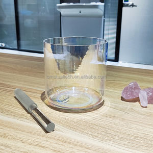 Cuenco de Cristal Transparente Q're, Cuenco de Cristal de Cuarzo de Color Claro, Instrumentos de Sanación por Sonido, Meditación, Yoga - Product Image 5