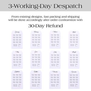 Hongbo Best Seller A5/A6/A7 Tablero de instrumentos insertado para ahorrar Desafío con 3 agujeros de 12 hojas/24 páginas en 12 meses - Product Image 2