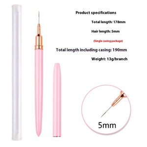 Pinceau et stylo liner professionnels ultra-fins portables pour la mise en forme des ongles en gel et acrylique - Product Image 6
