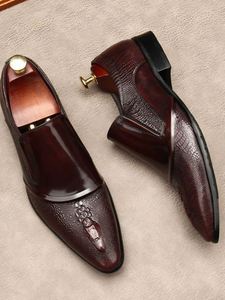 Zeyi Nouveaux Chaussures Derby Formelles pour Hommes en Cuir et Daim de Veau, à Bout Carré ou Pointu, à Lacets, Respirantes, Légères et Antidérapantes - Product Image 3