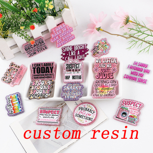 Acrylic Planar Resin Flatback Cartoon For DIY Gift Crafts Jewelry Accessories <b>custom</b> acrylic flatbacks - Product Image 5