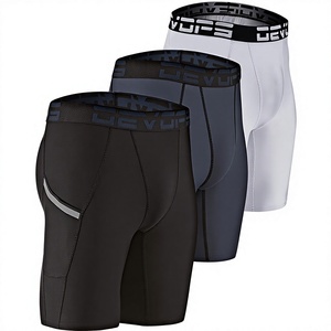 BNSB Custom <b>Men</b> <b>Compression</b> <b>Shorts</b> With Pocket Quick Dry 4 Way Stretch Gym Running Fitness Sports Base Layer OEM Wholesale - Product Image 1