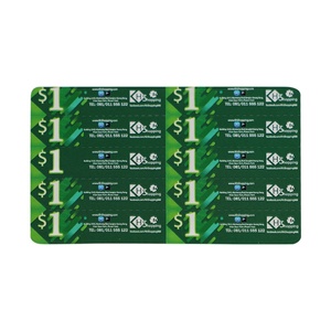 Tailored Variable Data Printing Dynamic Data Fields Call Credit Scratch Cards Prepaid Phone Cards for Regional Operators - Product Image 4