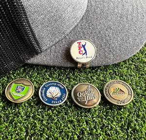 Heißer Verkauf Professioneller Fabrikgefertigter Hochwertiger Metall-Golfhut-Clip mit Logo-Design Golfball-Marker Hutclip - Product Image 5
