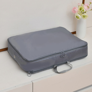 Travel Storage <b>Bags</b> Rectangle Portable Organizing For Clothing <b>Compression</b> Trip Use Off White Pink Blue Gray Black - Product Image 4
