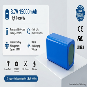 Литий-ионные аккумуляторные элементы BAKTH UL Certified 18650 3.7V, оригинальные перезаряжаемые ячейки класса А, оптовая продажа для рынка США, соответствующие стандартам. - Product Image 1