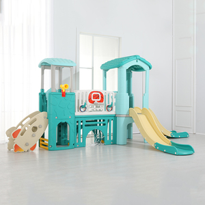 Aire de jeux Feelkids pour tout-petits, intérieure/extérieure, avec toboggan pour parc d'aventure, maternelle, en matériau PE durable - Product Image 3