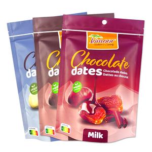 Custom Color Printing Red Dates Packaging Stand up Pouch Resealable Mylar Ziplock Bags Dry <b>Fruit</b> Doypack - Product Image 1