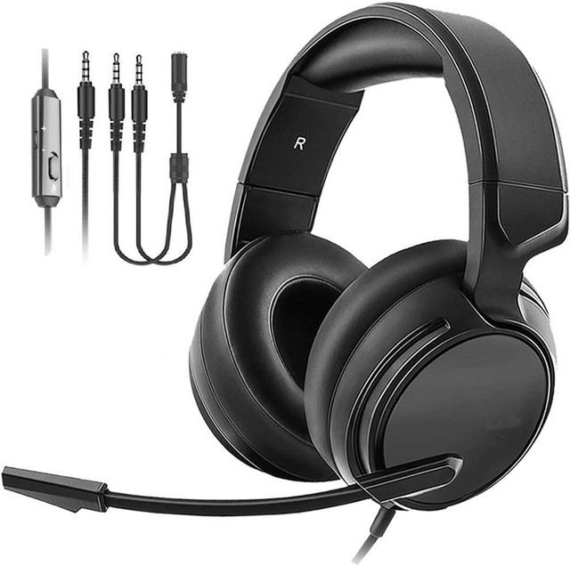 Big Over Ear Bests Studio Wired Noise Cancelling Headphones Gaming Headset Computer Headphones with Mic