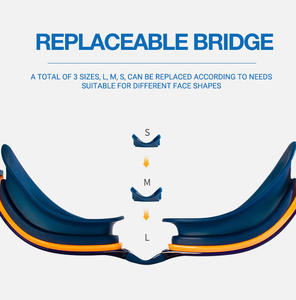 Lunettes en Silicone Anti-brouillard, pour la <span class=keywords><strong>natation</strong></span>, personnalisés, bon marché, nouveauté, collection - Product Image 2