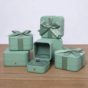 กล่องบรรจุภัณฑ์เครื่องประดับทรงกลมมุมโค้งหรูหราพร้อมส่ง กล่องของขวัญสำหรับสร้อยคอ ต่างหู แหวน - Product Image 1