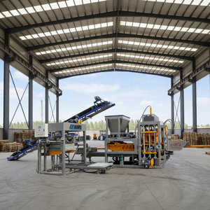 خط إنتاج آلي للطوب الخرساني المجوف QT6-15F مع نظام تحكم PLC وآلة تشكيل هيدروليكية مع إمكانية المراقبة عن بعد في الهند - Product Image 6