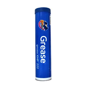 Popular cartucho de tubo de plástico de 400g de alta calidad multiusos MP3 azul grasa lubricante de base de litio de alta temperatura