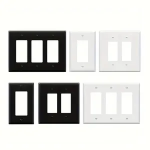 1-4 Gang Promotion high quality low moq normal size electric wall switch plate