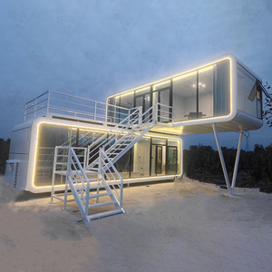 Cabaña de Camping de Dos Pisos con Vista Panorámica, Villa Contenedor Acabada, Nueva Casa de Huéspedes - Product Image 4