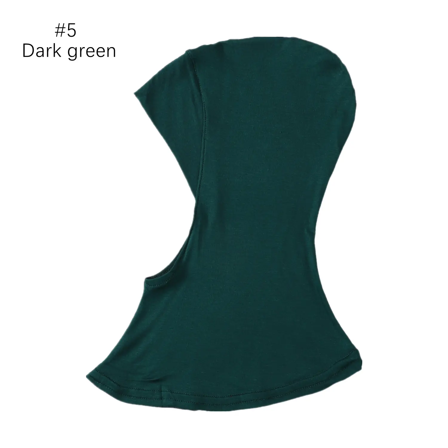 Tinta unita modale traspirante protezione collo ad alta elasticità multi-colore base cappuccio tinta unita sciarpa regolabile hijab