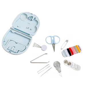 251125シンプルでおしゃれなプラスチック製ソーイングキットボックスミニポータブル便利ソーイングキットボックスDIY手作り編み針糸キット - Product Image 2