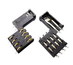 Connecteur de <span class=keywords><strong>carte</strong></span> <span class=keywords><strong>SIM</strong></span> MUP 6 broches, support SMT, adaptateur de connexion électrique mPOS PCB, lecteur de <span class=keywords><strong>carte</strong></span> en promotion en Inde, en Thaïlande et en Afrique du Sud - Product Image 4