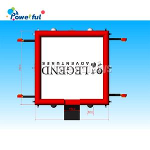 Airbag acrobatici sportivi Stuntman airbag gonfiabile a salto piatto in vendita - Product Image 3