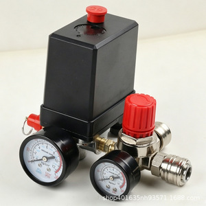 Regulador de Aire ZY de 1/4 de Pulgada, Válvula de Control de Presión con Manómetro para Herramientas de Compresor de Aire - Product Image 1
